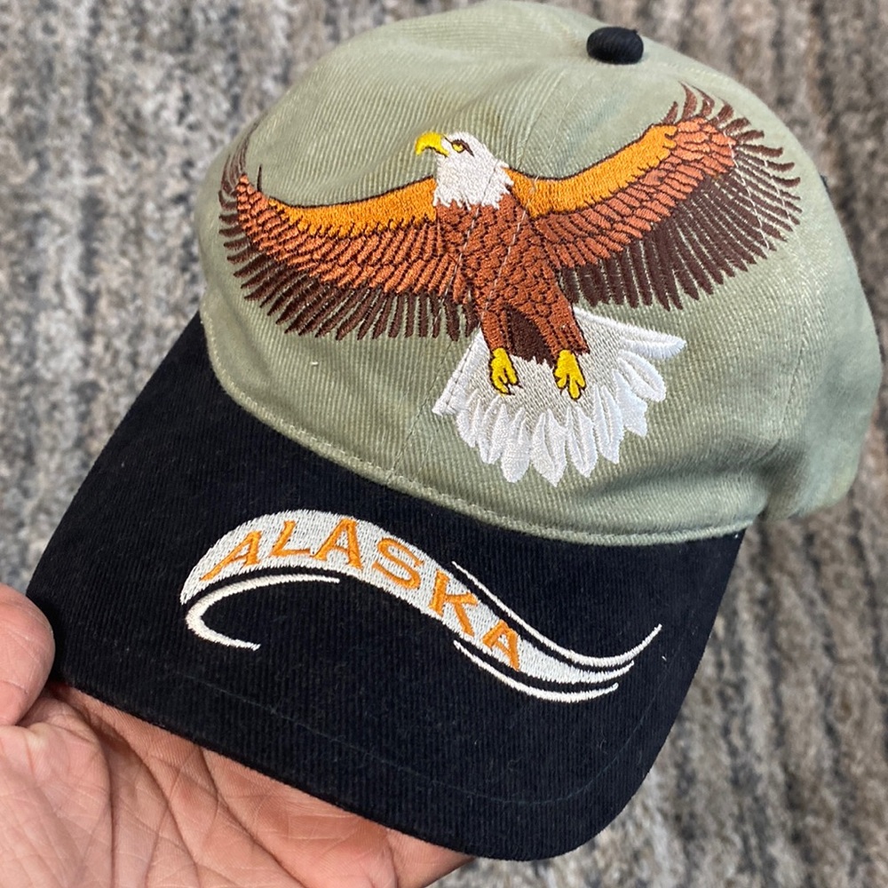 Arctic circle enterprises Anchorage Alaska 100% cotton Velcro closure cap